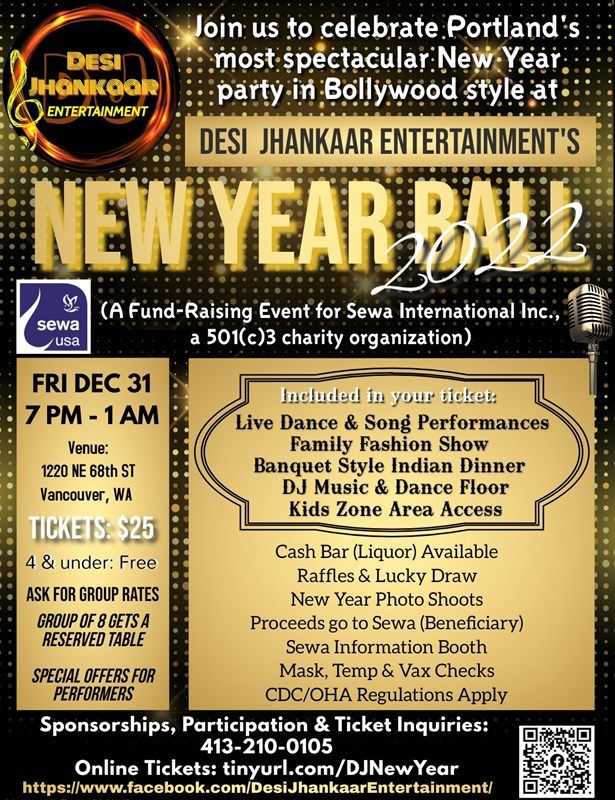 Greater Portland Area New Year Ball
