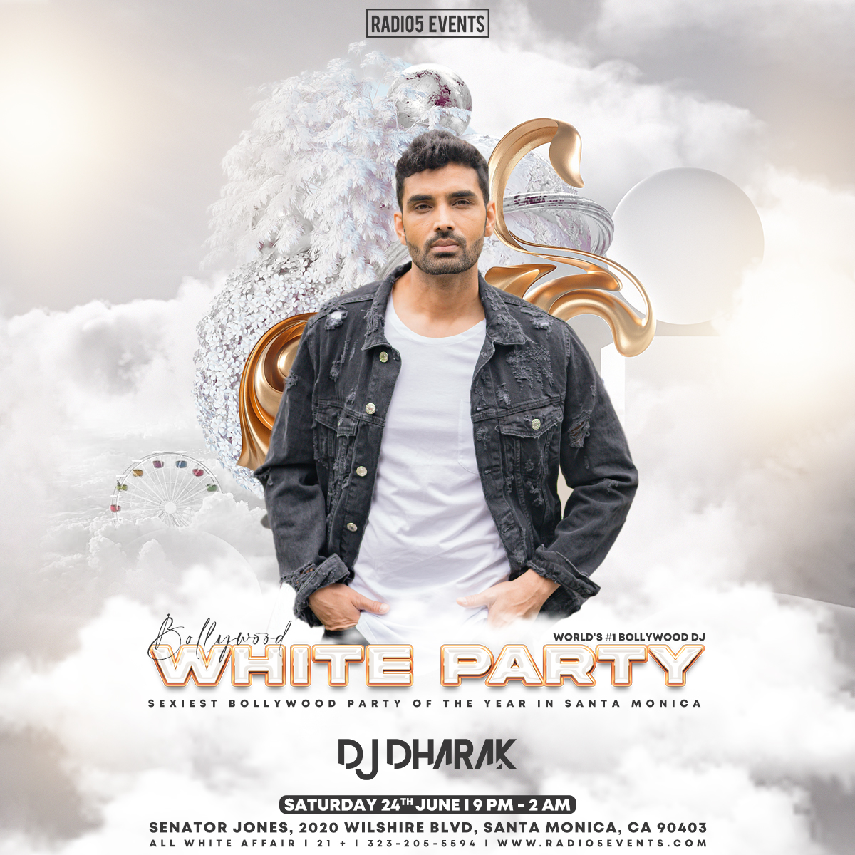 Bollywood White Party with India's #1 DJ Dharak - LA's Biggest Bollywood Night b